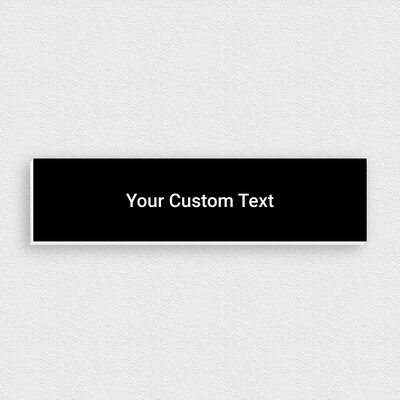 Black signs: Elegant, high-contrast signage for businesses | OTYPO