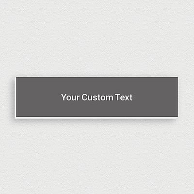 Grey Signs: Sophisticated Customisable Signage Solutions | OTYPO